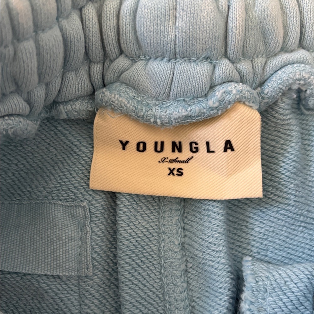 YoungLA Sky Blue Jogger Sweatpants Women’s Size: XS NWOT - Picture 6 of 7